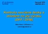 Titulní obrázek - Kontrola navržené desky s ohledem na výrobu (DFF/DFM)