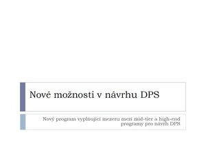 Titulní obrázek - Nové možnosti v návrhu DPS