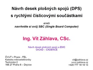 Titulní obrázek - Návrh DPS s rychlými číslicovými součástkami aneb, navrhněte si svůj SBC (Single Board Computer)