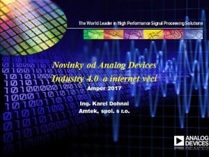 Titulní obrázek - Novinky od Analog Devices pro industry 4.0 a internet věcí