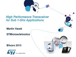 Titulní obrázek - SPIRIT1 Sub1GHz RF transceiveru