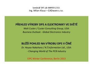 Titulní obrázek - Přehled výroby DPS a elektroniky ve světě a bližší pohled na výrobu v Číně