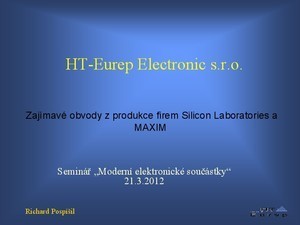 Titulní obrázek - Zajímavé obvody z produkce firem Silicon Laboratories a MAXIM