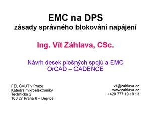 Titulní obrázek - EMC na DPS – zásady správného blokování napájení
