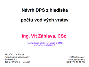 Titulní obrázek - Návrh DPS z hlediska počtu vodivých vrstev