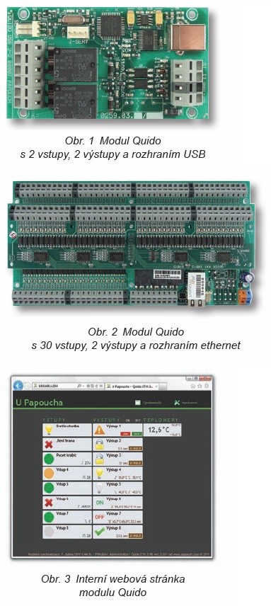 Univerzální I/O moduly pro RS232, RS485, USB i ethernet